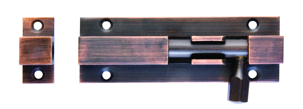 Other view of Trio -  Barrel Bolt Florentine Bronze - 75mm - BR7-2575BFB