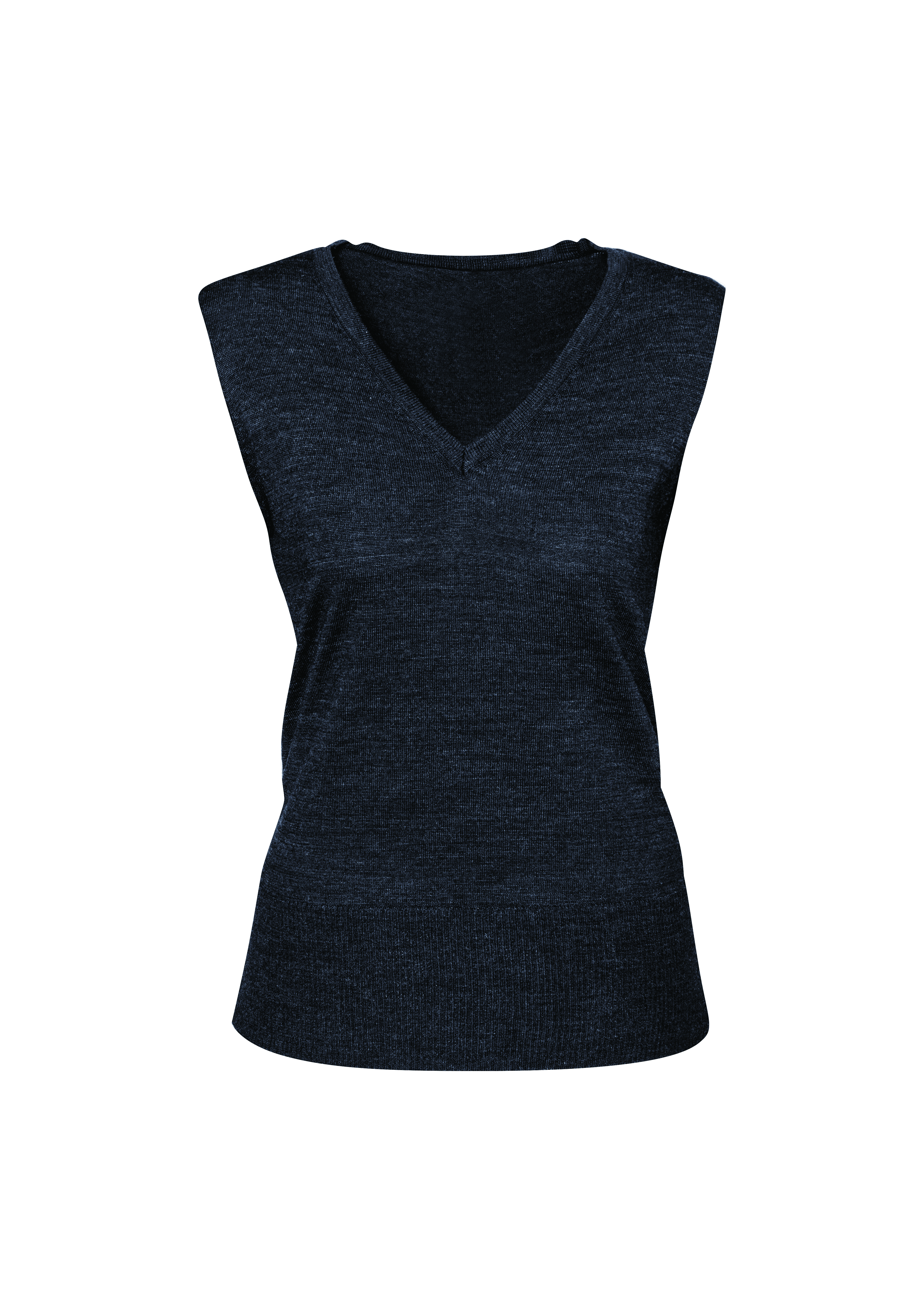 Other view of Bizcollection - V Neck Vest - Womens Short Sleeve - LV619L - Charcoal - L - LV619L 48 L