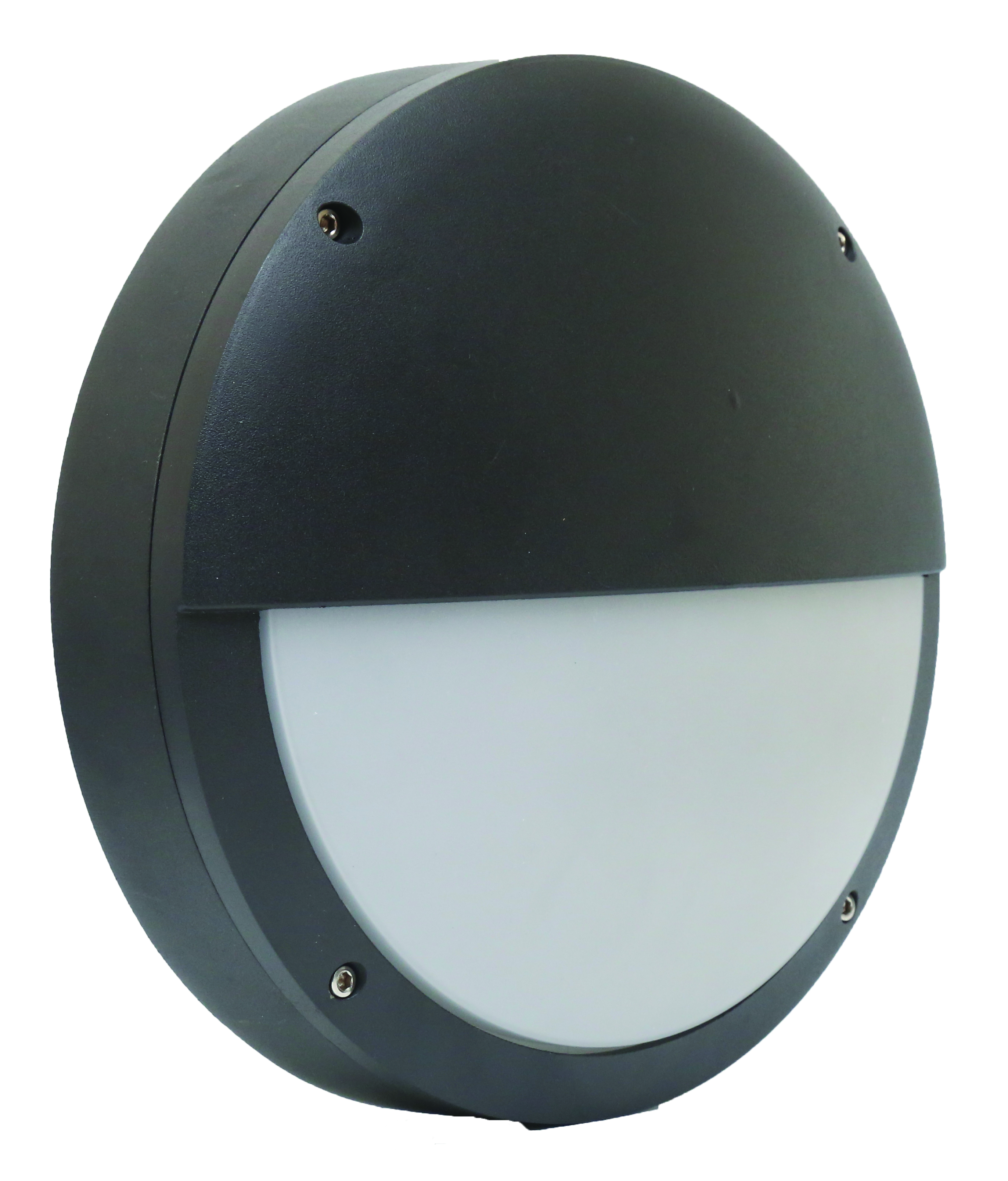 Other view of S-Tech - Eyelid Cover Plate to suit 20w Round Bunker Light - Black Trim - WL-BH20-ELC-B