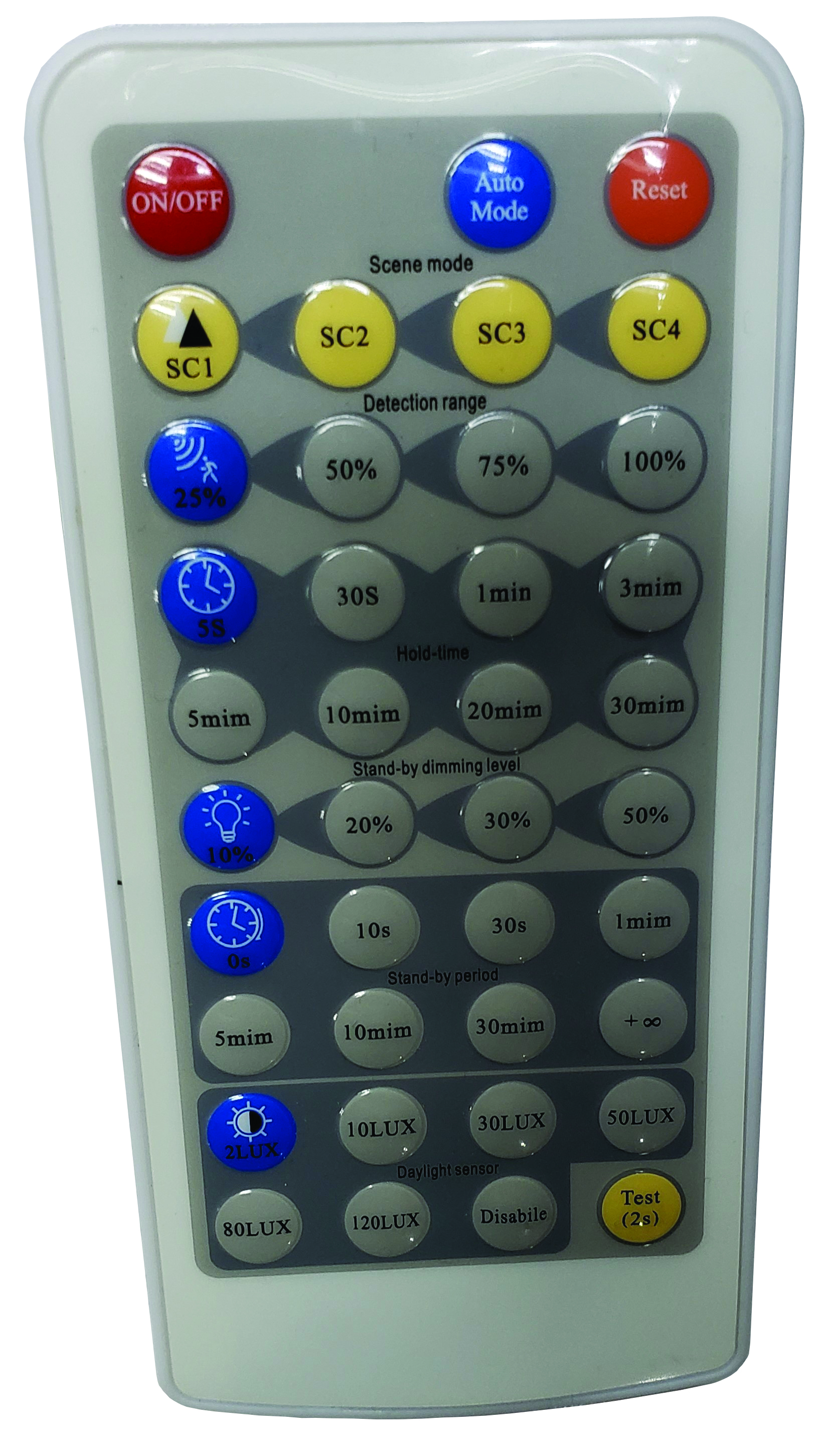 Other view of S-Tech - RF Remote Control for Microwave Sensorsetting (suits WP-4FT-2-40-2CM and SMD-4FT-40-3C-MR) - WP-MS-REMOTE