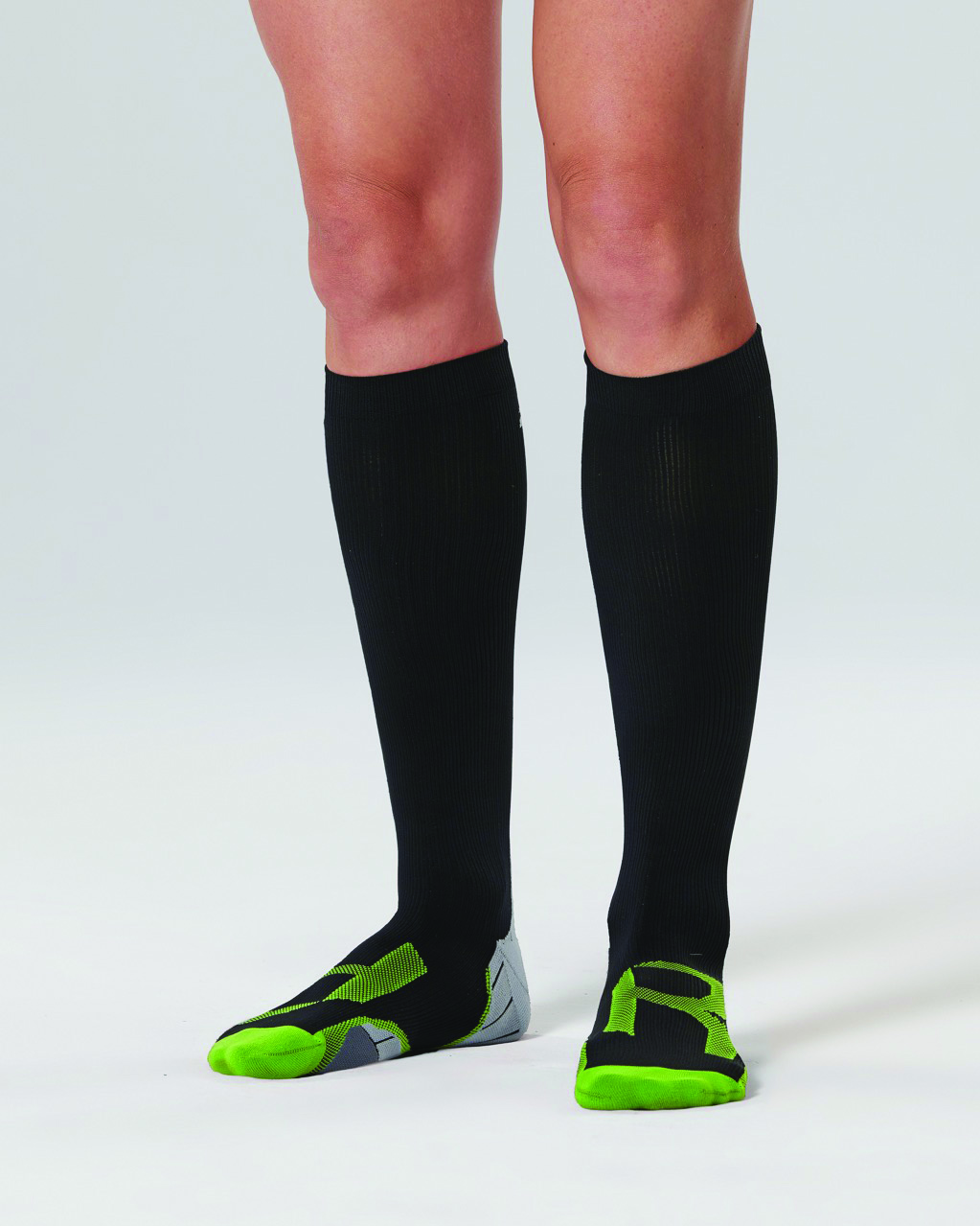 Other view of 2XU - Socks - Compression Socks for Recovery  - WA4424E - Black/Grey - M - 9336340527558