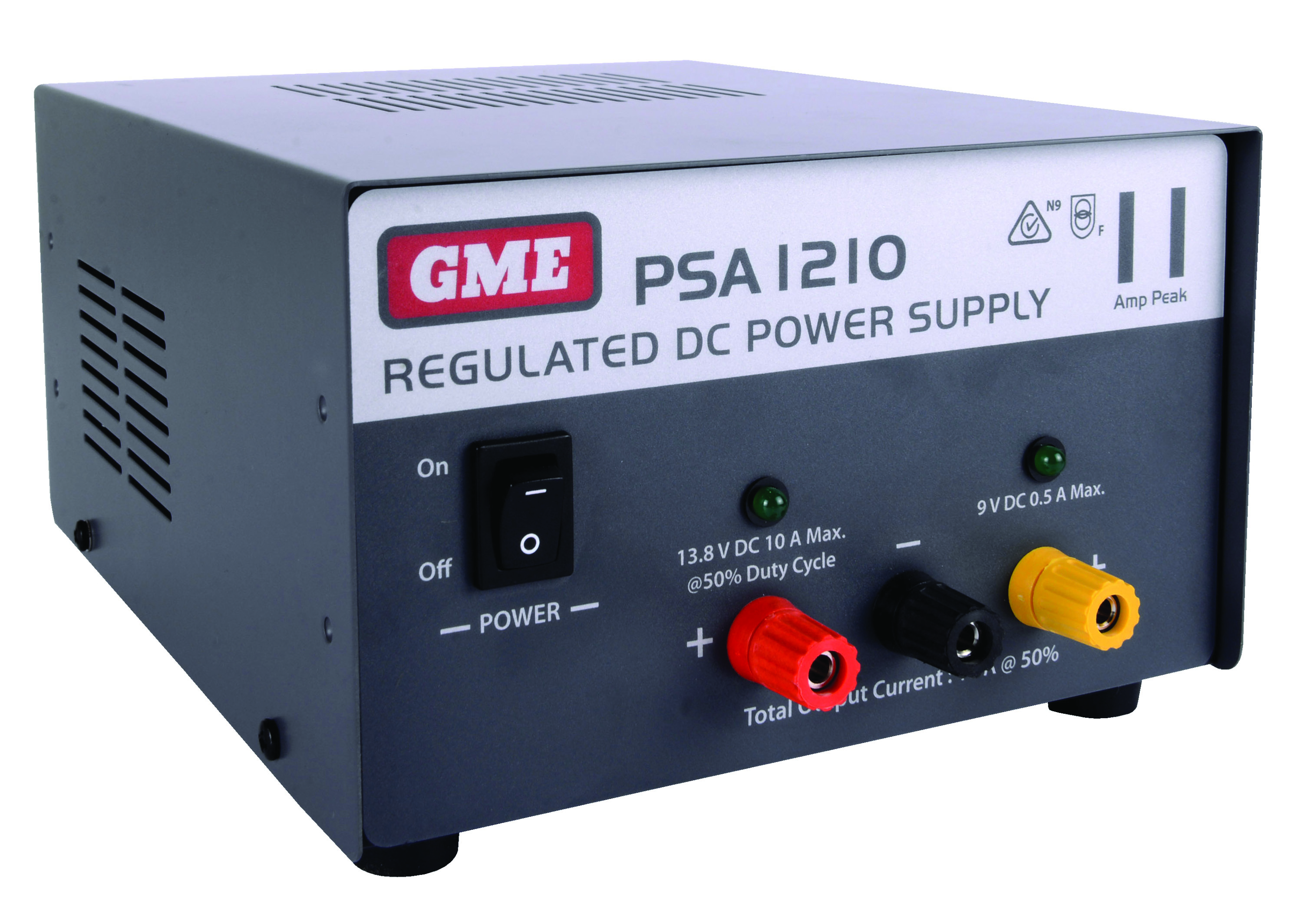 Other view of GME PSA1210 Regulated Power Supply - 11 Amp Peak