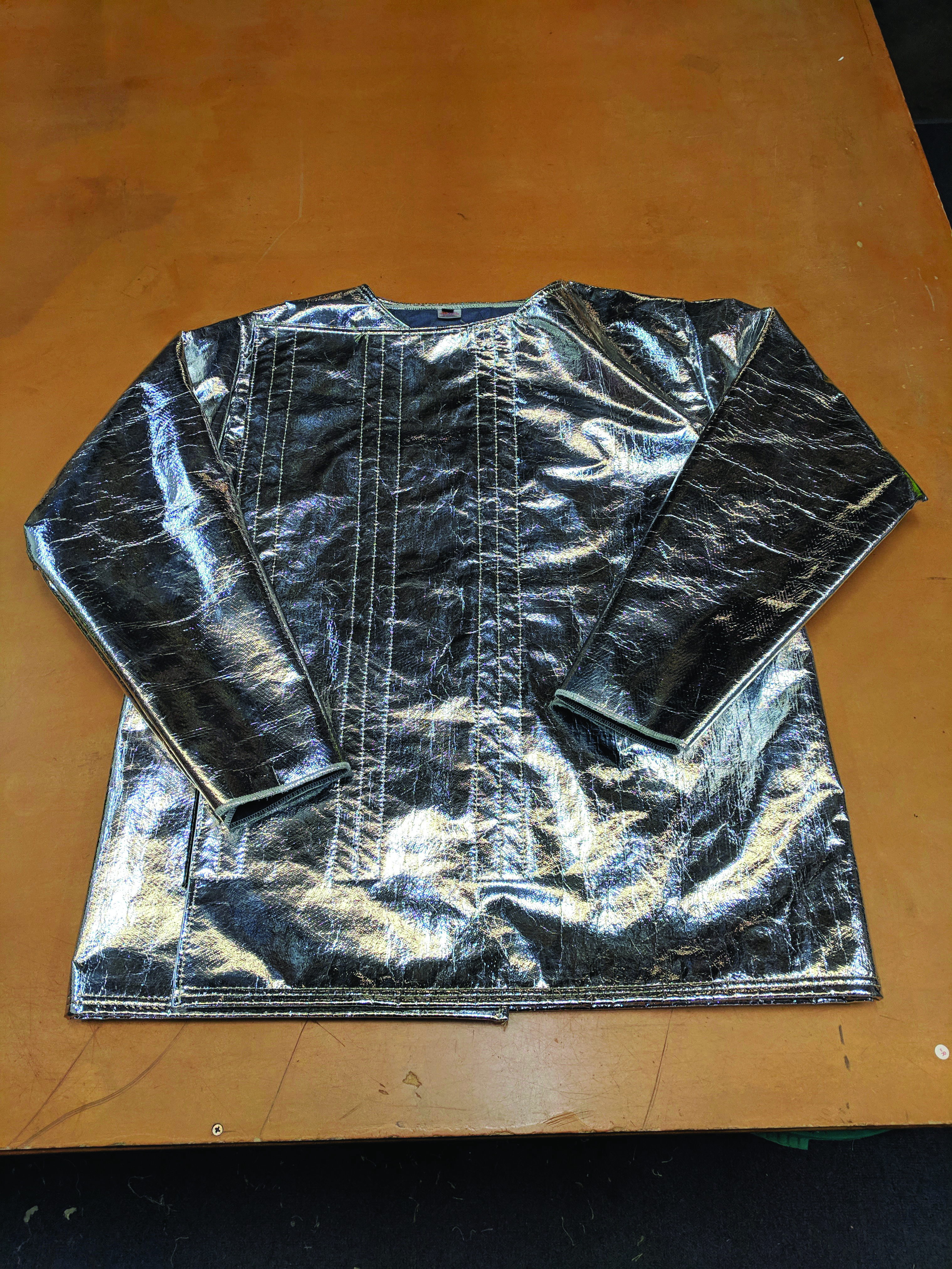 Other view of Vins - Jacket - Garments Unisex Aluminised Preox Furnace - Silver - Grey/Navy Liner - JB-00109JNA-3XL