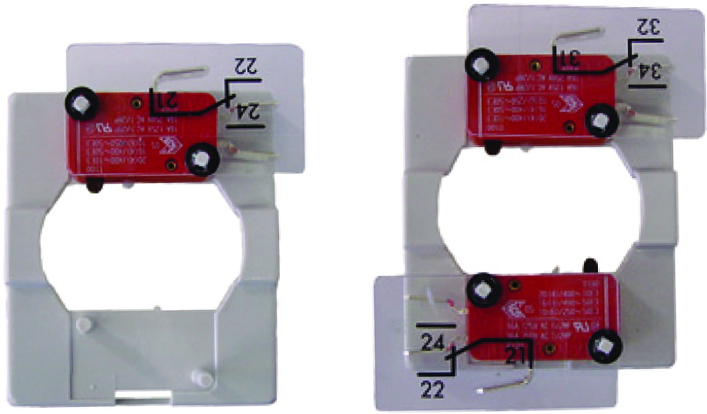 Other view of NHP ISOAUX1 Auxiliary Switch - 1 C/O - Suit 25A-100A Katko ISO - 22 mm x 58 mm x 70 mm