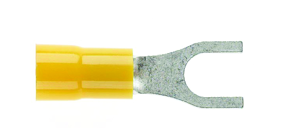 Other view of Cabac - Forked Spade 5mm Yellow DG Pack of 100 - FS0.3-5DG