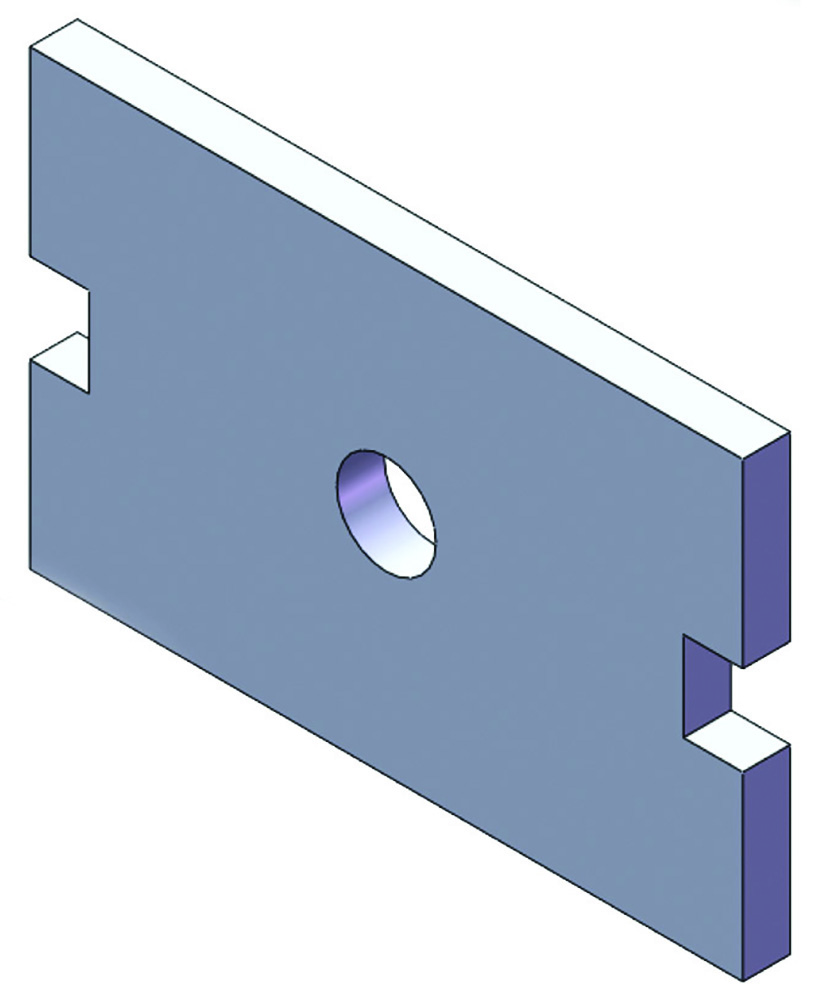 Other view of Cabtray - Clamp Plate Back -HD - CTC403HD