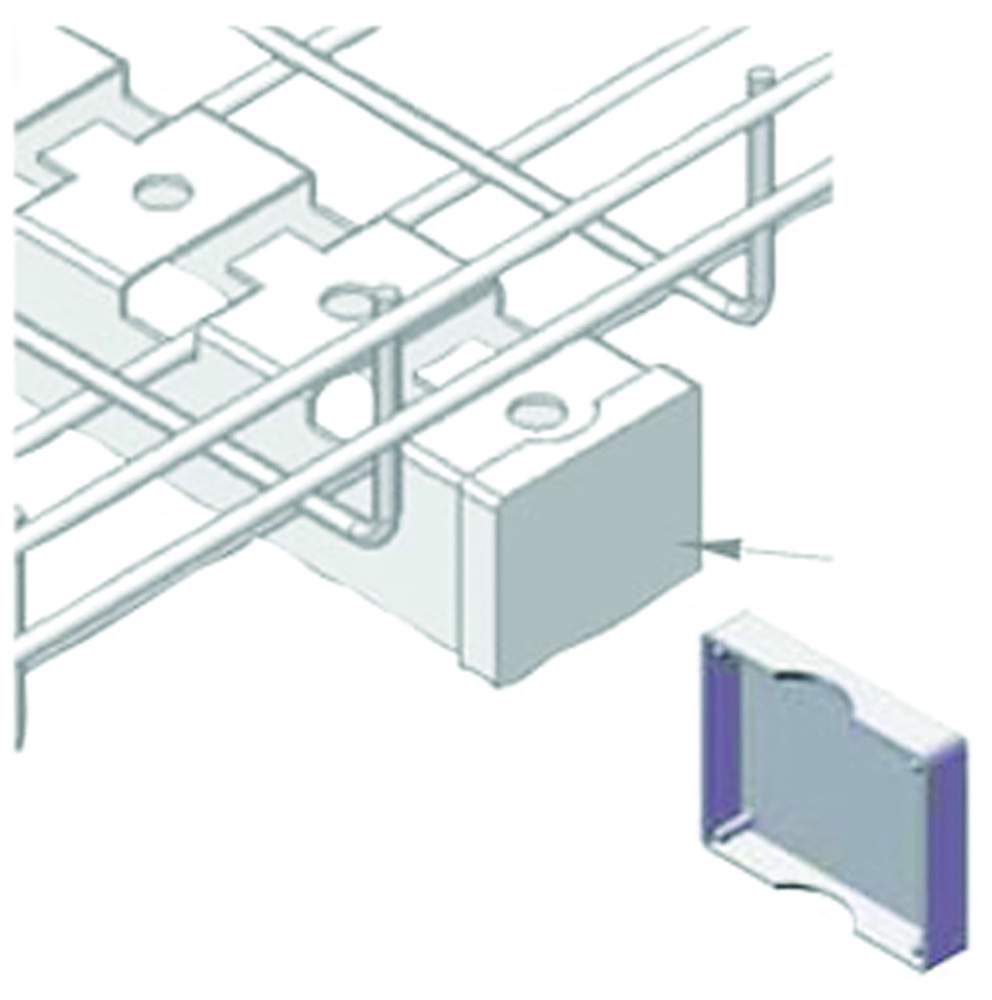 Other view of Cabtray - Support Plastic End Cap - CTPEC