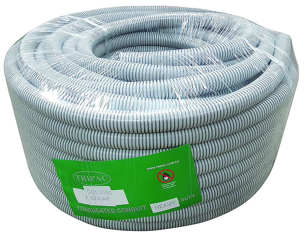 Other view of Tripac - Conduit Corrugated Solar Grey 25mm 50M Roll - CCS2550