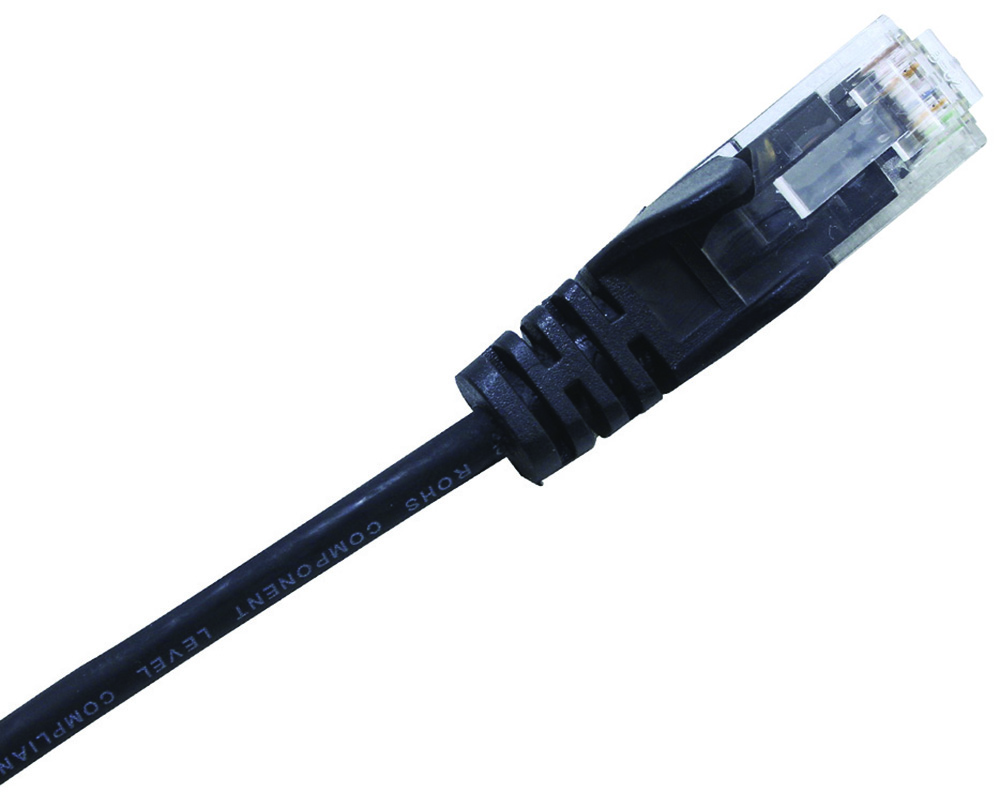 Other view of Cabac - Patch Lead Cat6 - 28Awg - Black - 3M - Slim - PLC6BK3SL