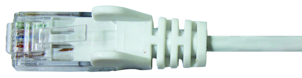 Other view of Cabac - Patch Lead Cat6 - 28Awg - White - 1M - Slim - PLC6WH1SL