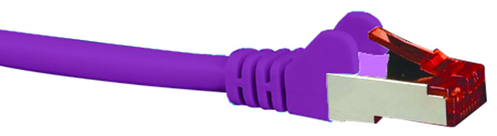 Other view of Cabac - Patch Lead Cat6A - Shielded - Purple -10M - PLC6APU10