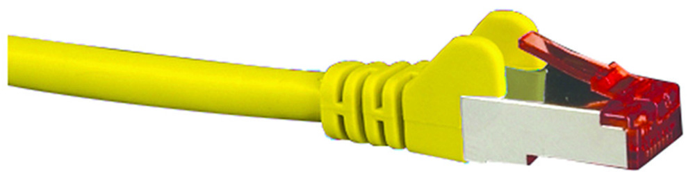 Other view of Cabac - Patch Lead Cat6A - Shielded - Yellow - 1M - PLC6AYL1