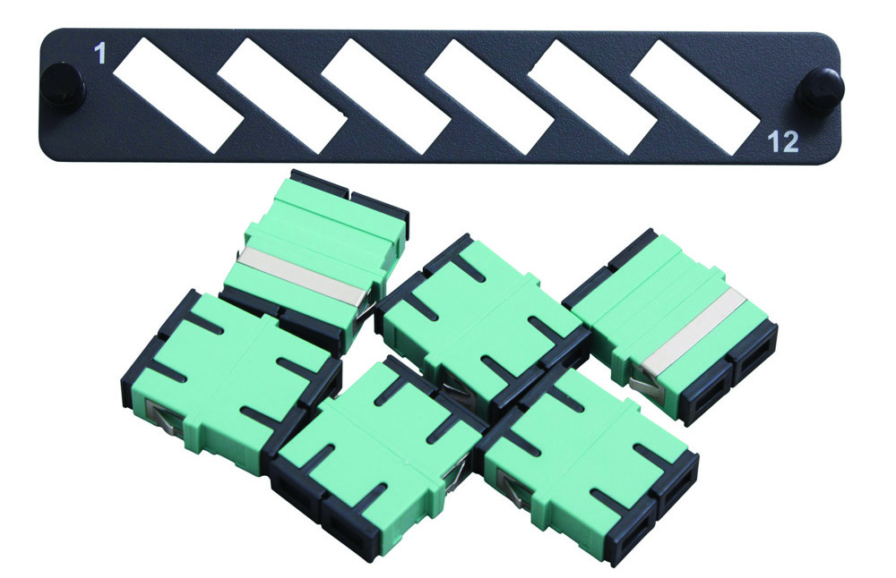 Other view of mssfibre Mss Fibre - Panel Kit Flat 12F SCD OM3 1-12 Inc Thru - PF-SD12F1/12N-M3