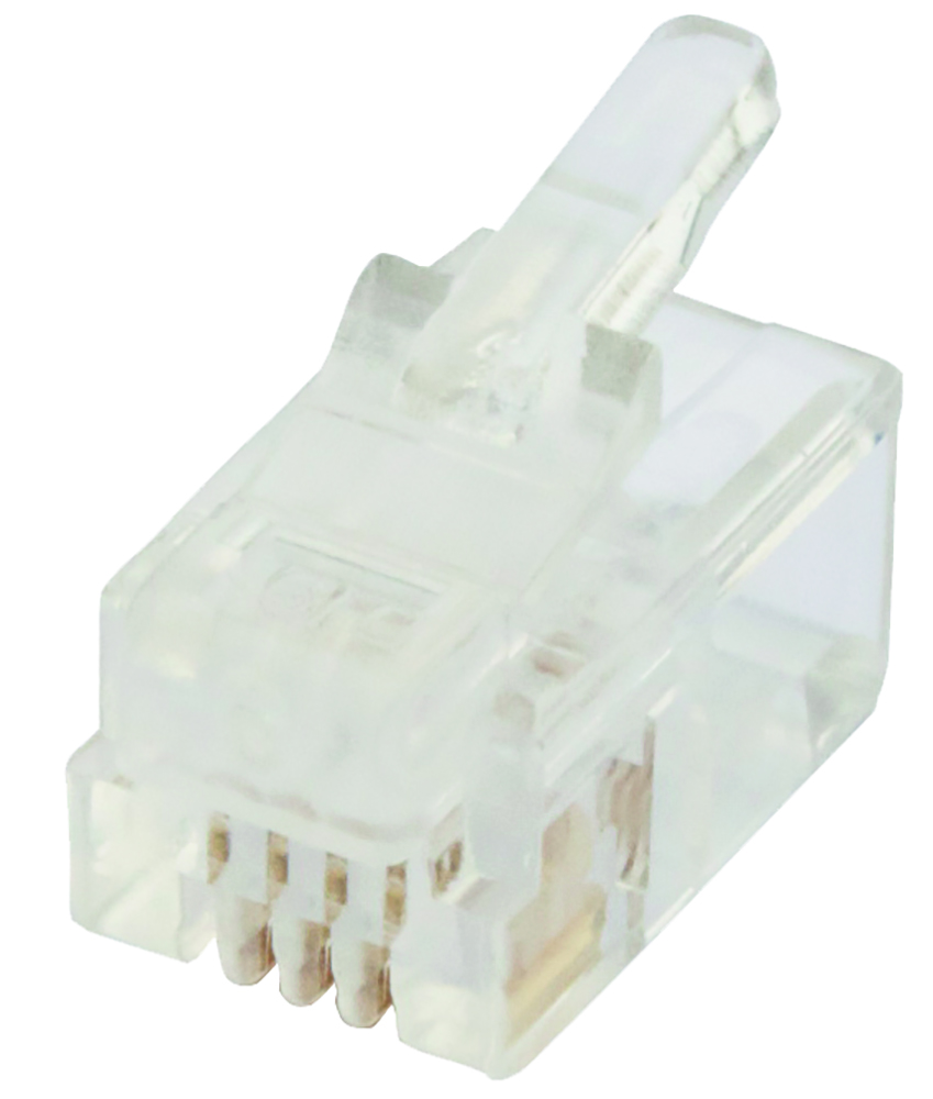 Other view of Cabac - Plug - Round Stranded - RJ12 6P4C - Pack 100 - 0664RST-C