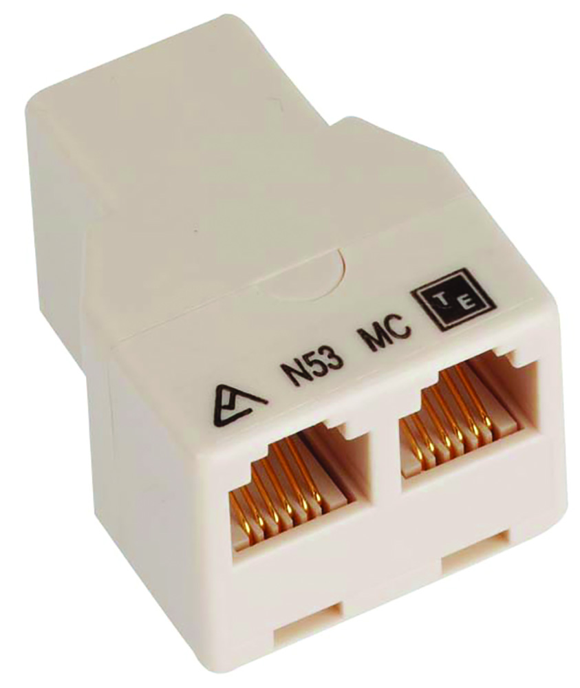 Other view of Cabac - Coupler - RJ12 T F-F-F Adaptor - 40RJ12FFF