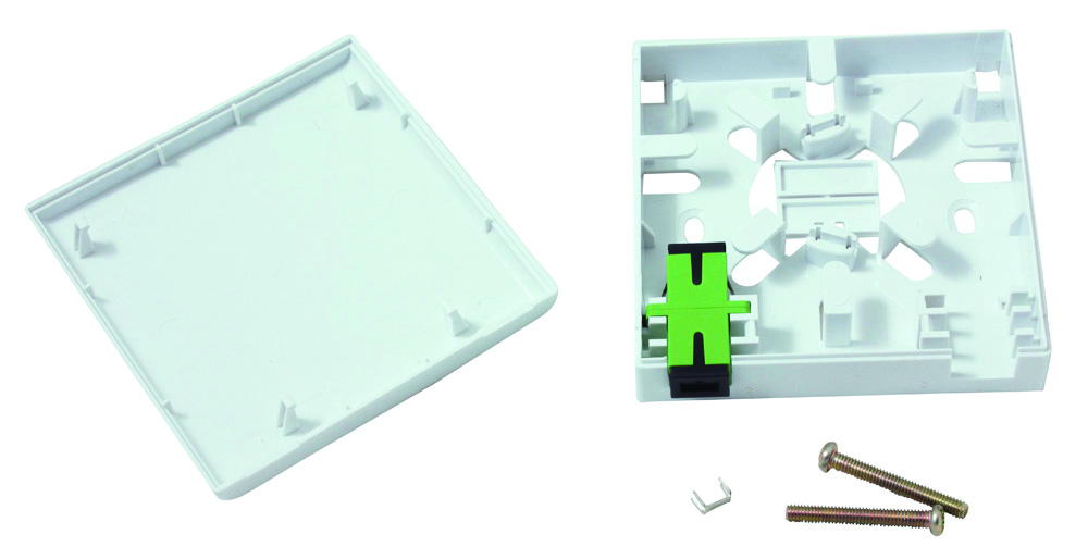 Other view of MSS FIBRE SYSTEMS mssfibre MSS Fibre - Wall Outlet Ftth C/W 1 Simplex Sca Thru WB-FTTH-1S-SCA