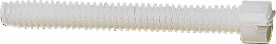 Other view of Nylon Fasteners - Screw - Machine Cheese - PA6.6 Nylon - Natural Nylon - Metric - Metric Coarse - 4X30mm