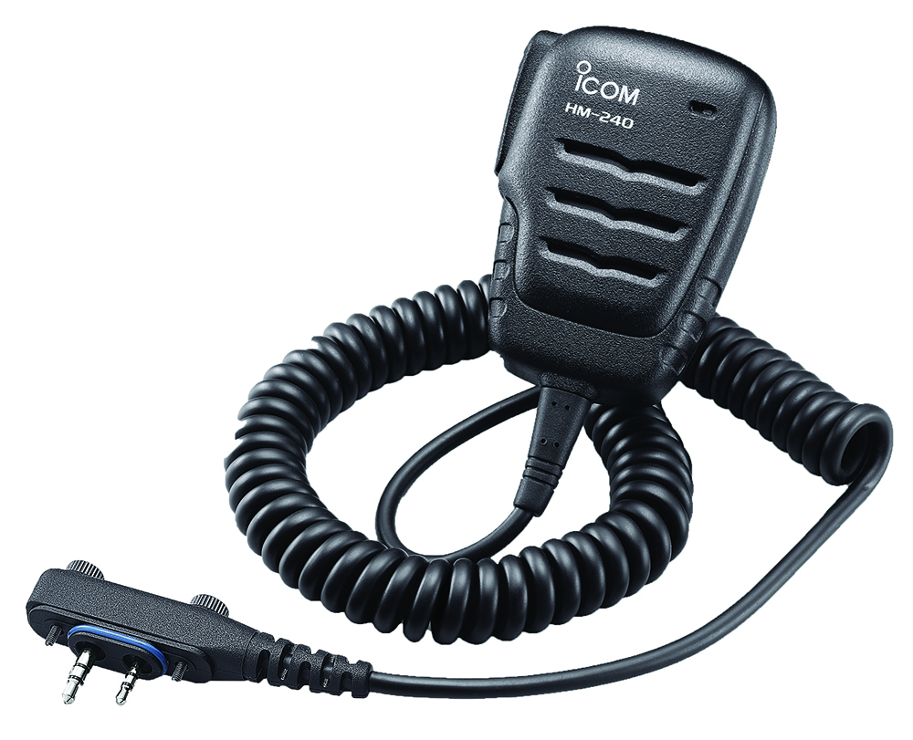 Other view of Icom - Speaker Microphone - Waterproof suits IC-A16E - 30MM x 51MM x 72MM - HM240