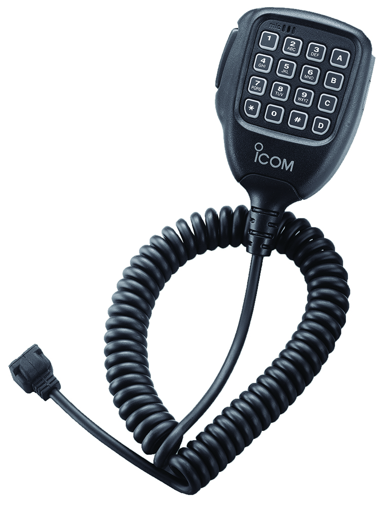 Other view of Icom - Hand Microphone - Noise Cancelling - 40MM x 63MM x 110MM - HM216