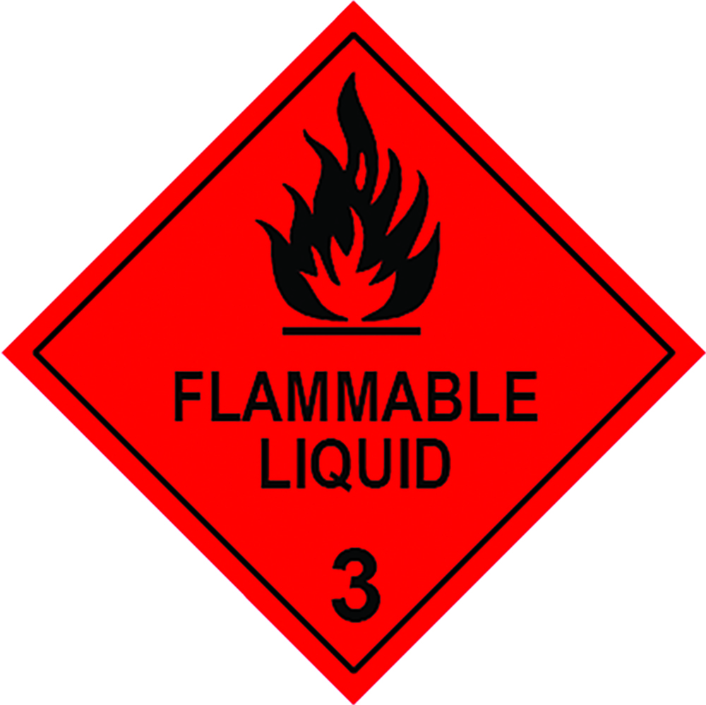 Other view of Daycon - Label - Danger - "Flammable Liquid 3.0" - 100X100 - 21608-3.0