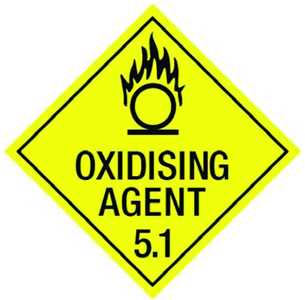 Other view of Daycon - Label - Danger - "Oxidising Agent 5.1" - 50X50 - 21382-5.1