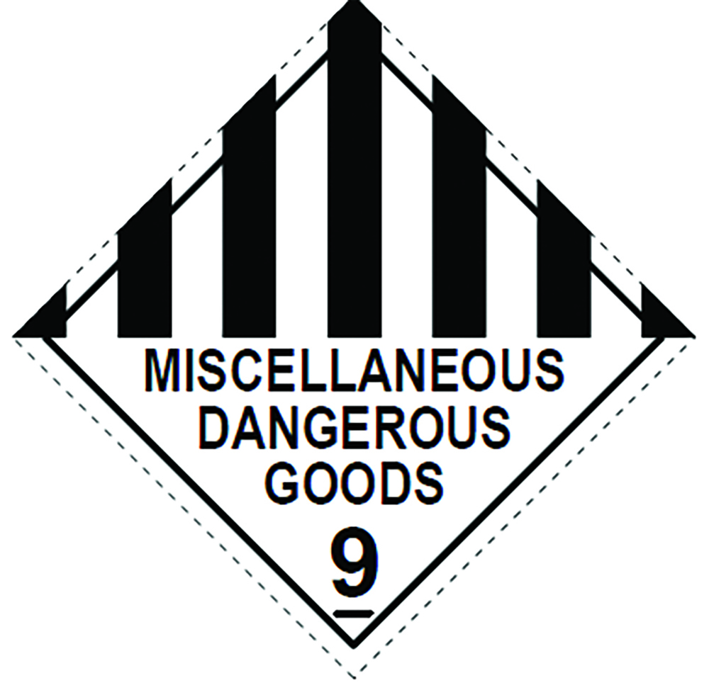 Other view of Daycon - Label - Danger - "Miscellaneous 9" - 50X50 - 21382-9