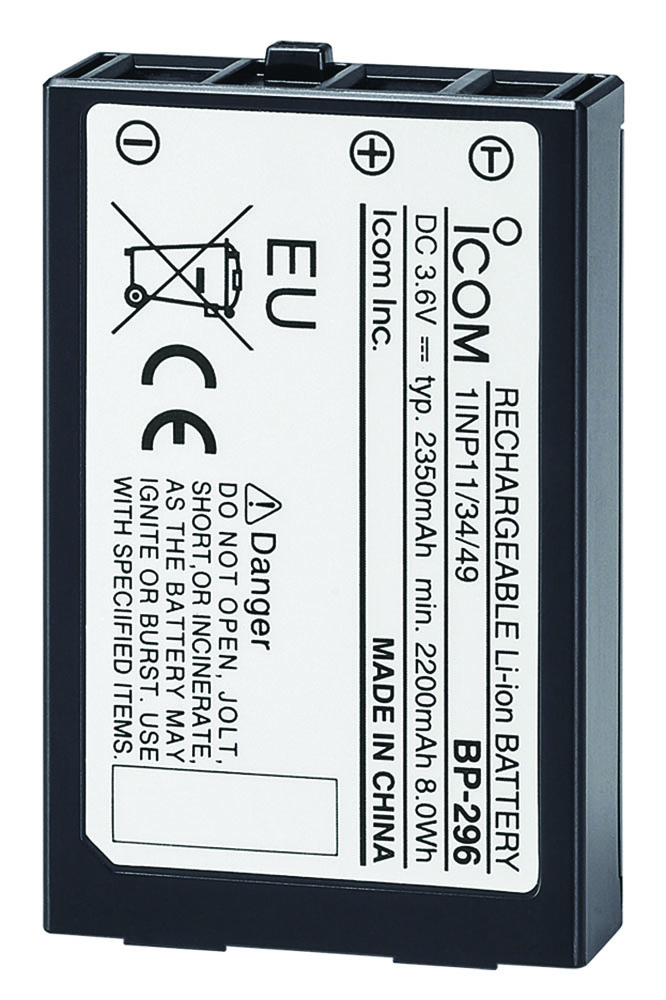 Other view of Icom-Replacement Battery - Rechargeable - 12mm x 56mm x 35mm - BP296