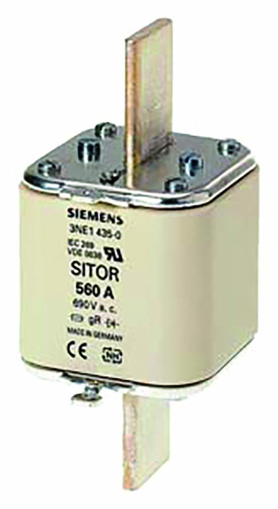 Other view of SIEMENS SIE - SITOR Fuse Link - with Blade Contacts - NH3 - 800 A - AC 690 V -DC 440 V - Front Indicator - 3NE14382