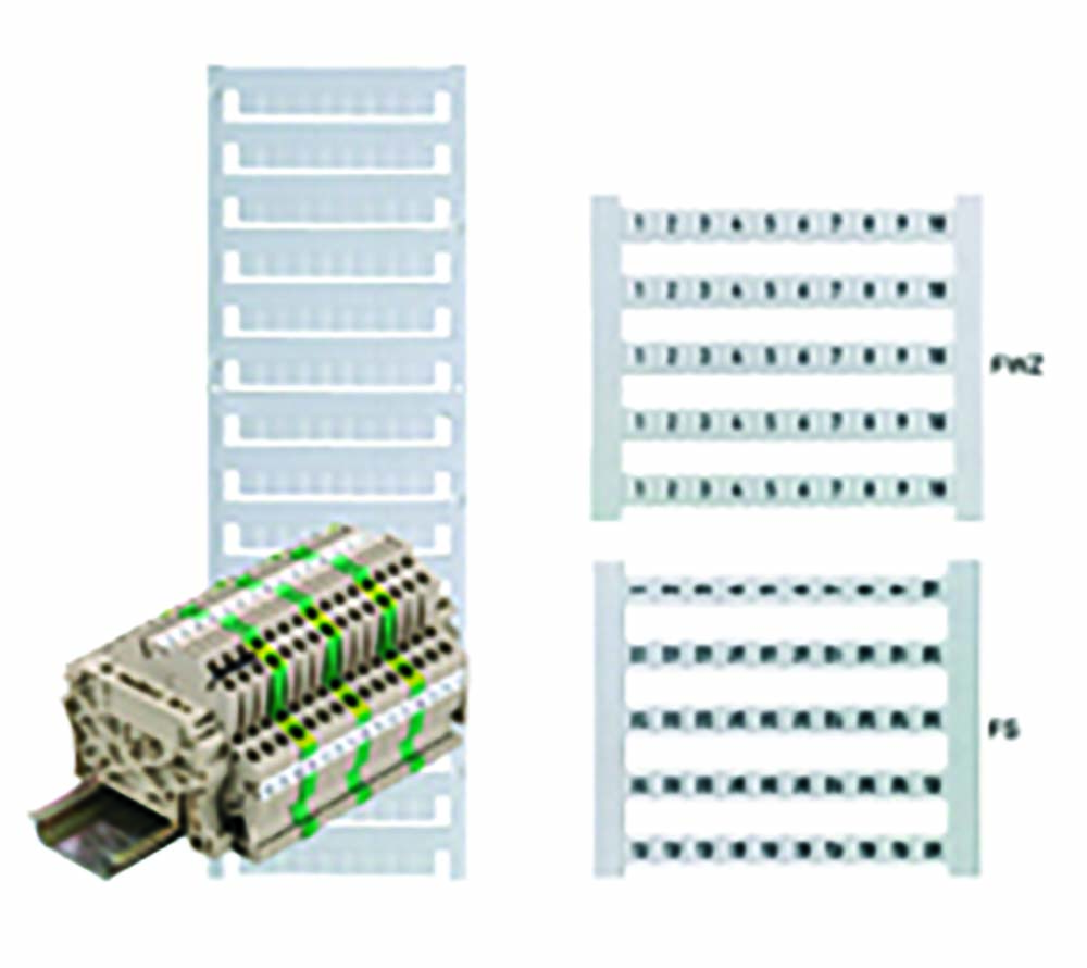 Other view of Weidmuller WEI - Terminal Marker - DEK 6-5 FW 1-50 - 5x6.5MM - Pitch 6.5MM - Colour White - 0468160001