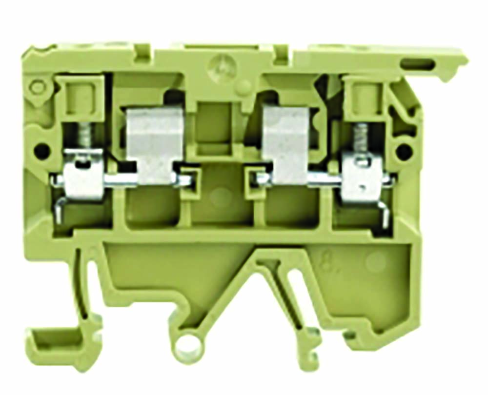 Other view of WEI - Fuse Terminal - SAK Series - PA 66 - Rated Cross-Section 4 mm² - Screw Connection - Colour Beige/Yellow - 0474560000