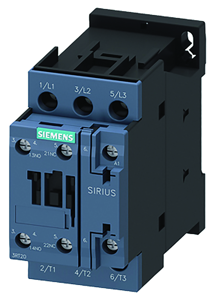 Other view of SIEMENS SIE - Power Contactor - AC-3 - 12A - 5.5 kW/400V -1 NO + 1 NC - 110VAC - 50 Hz 3-Pole - Size S0 Screw Terminal - 3RT20241AF00