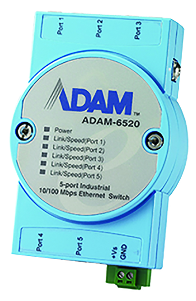 Other view of Advantech - Industrial Ethernet Switch - 5port - Wide Operating Temp - AD-ADAM-6520I-AE