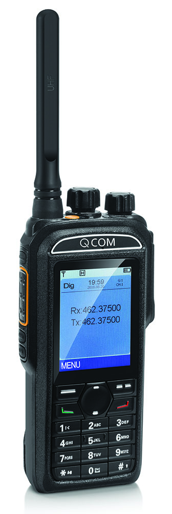 Other view of QCOM - IP67 Waterproof Digital Portable Two Way Radio C/W Display And Full Keypad - QCOM:PD-1600W