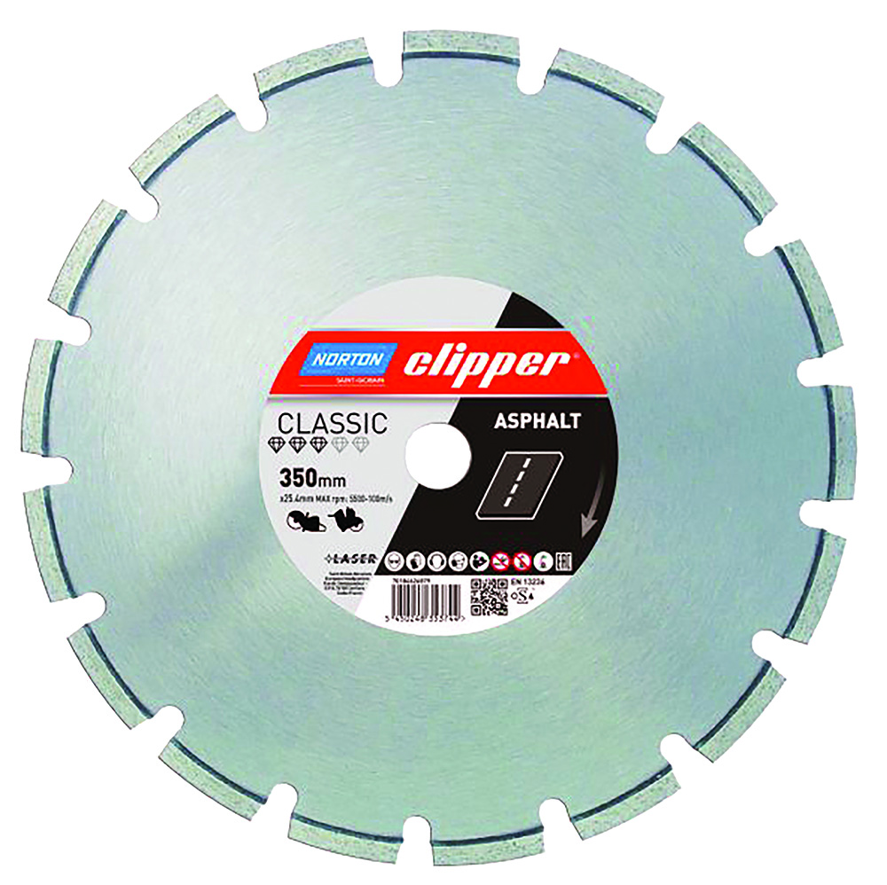 Other view of Norton - Clipper- Segmented Diamond Blade Floor Saw - Economical - Classic Asphalt -H10 - 400x25.4 - FSA70184626880