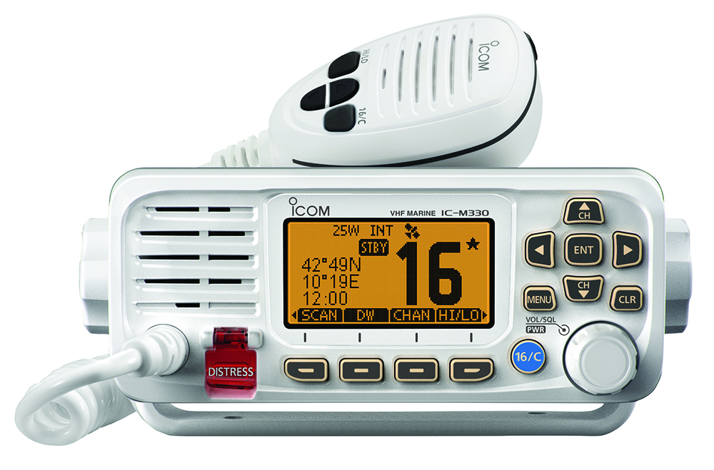 Other view of Icom - VHF Marine Mobile Radio - Ultra Compact - White - 67mm x 157mm x 110mm - IC-M330GEW