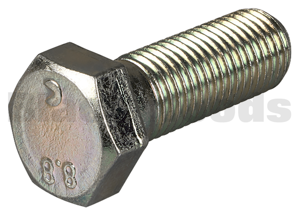 Other view of QBC Engineering High Tensile - Bolt - Hex Standard - Class 8.8 - Zinc Yellow Plated - Metric - Metric Coarse - 20X60mm - AS1110