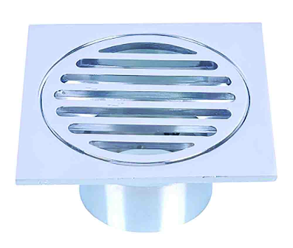 Other view of Mildon - Grate - Grate 80mm -50mm Square - Chrome - 1061T