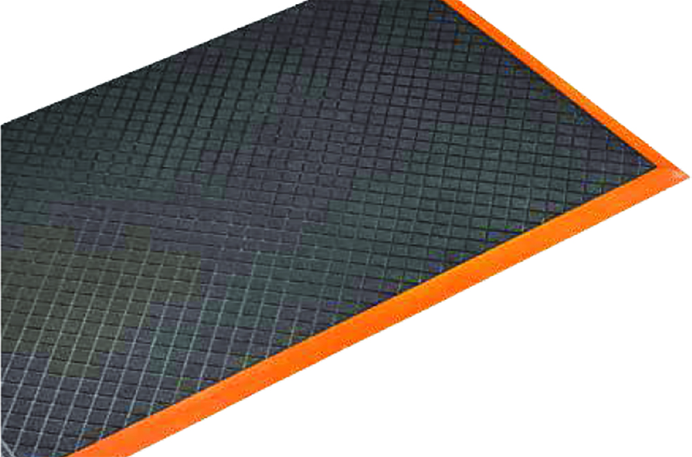 Other view of Interclean Notrax Safety Stance Nitrile Mat - Solid - Black - 66x102cm