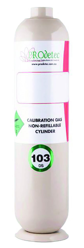 Other view of Prodetec P81S103-161-8N Calibration Gas Cylinder - 8% Vol - 103L - Steel