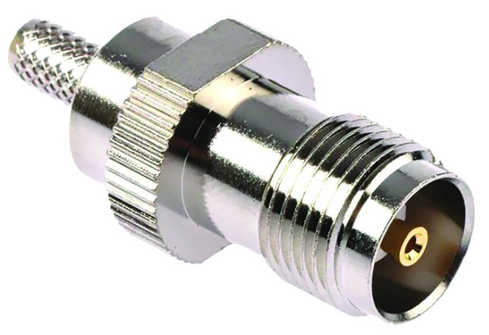 Other view of RS PRO - Straight 50Ω Cable Mount TNC Connector - Crimp Termination - RG58/U - 136831