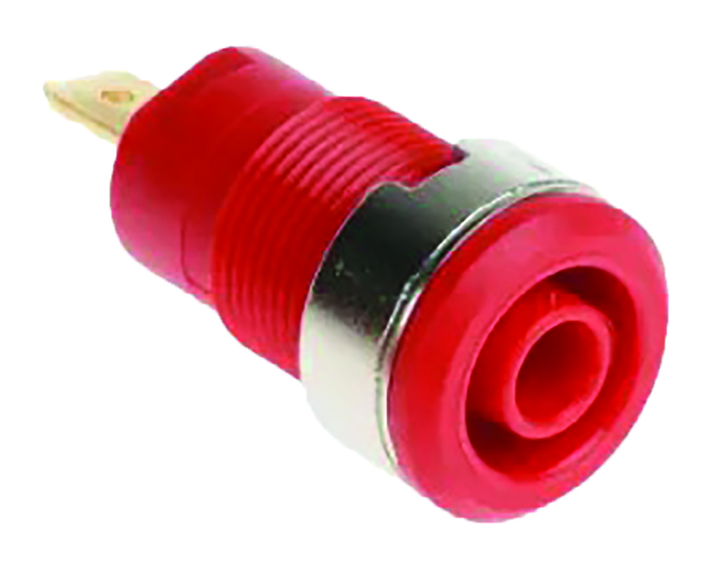 Other view of Staubli-RED SHROUDED BLADE SOCKET-4MM-23.3000-22 - 404-171