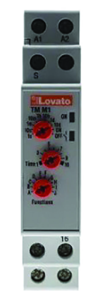 Other view of Lovato-Multifunction time relay 1 output-TMM1