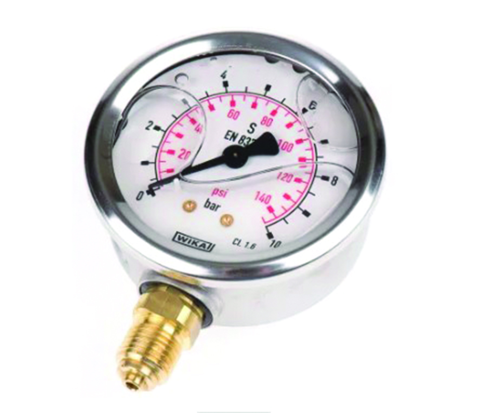 Other view of WIKA-WIKA 9626829 Analogue Positive Pressure Gauge Bottom Entry 10bar- Connection Size G 1/4-9626829