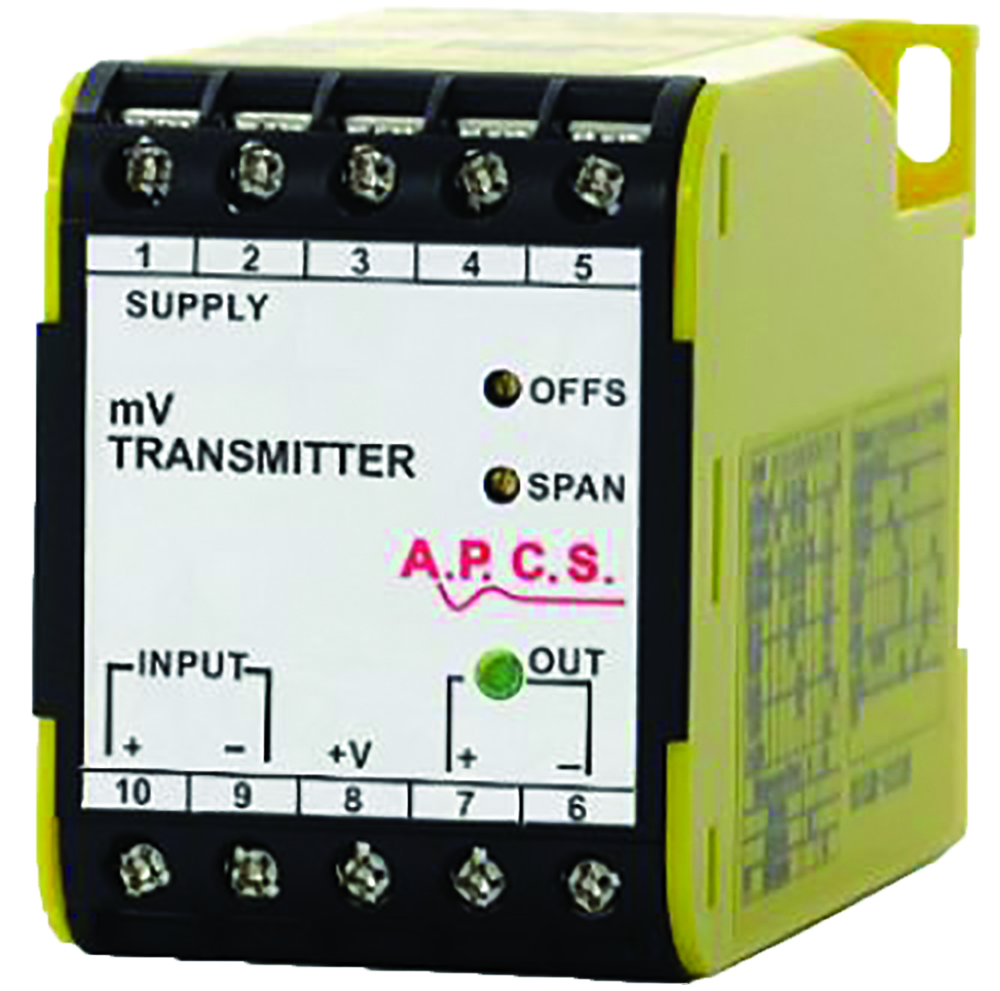 Other view of A.P.C.S - Transmitter Millivolt - 2000Vrms isolation - DC millivolt to DC signal - MVT123-1000130