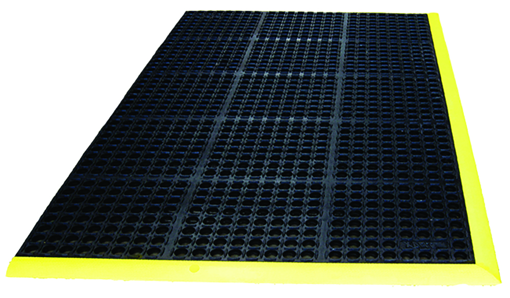 Other view of Interclean 805491Y Notrax Safety Stance® Safety & Anti-fatigue Mat - Black/Yellow - 66x102cm