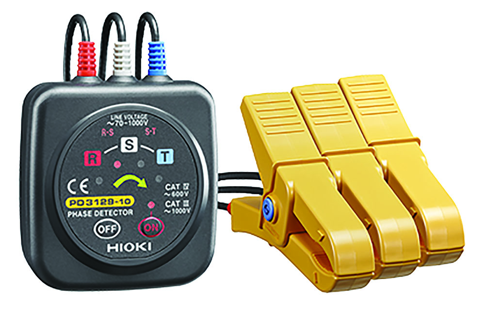 Other view of Hioki - Phase Rotation Meter - with Easy-to-Read Arrow and Non-Metallic Contact Clips - for 70V to 1000V AC - PD3129-10