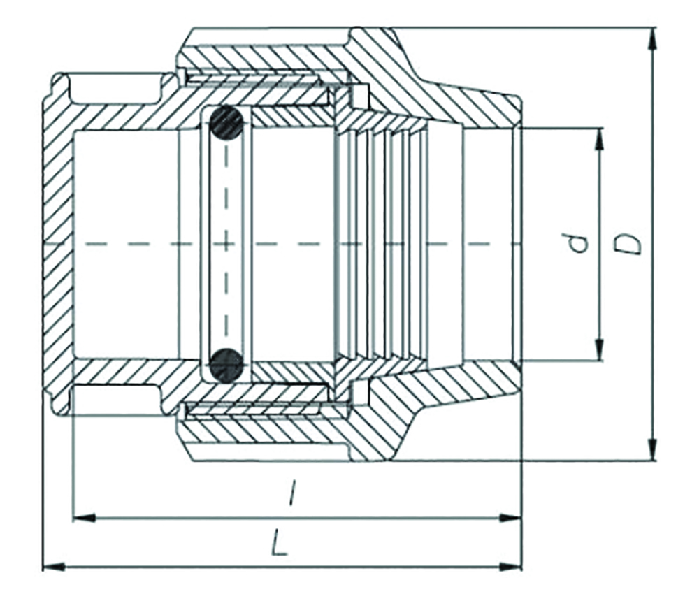 Other view of Acu-Tech - End Cap - 155DX179LX158I - PN16 - 72740090