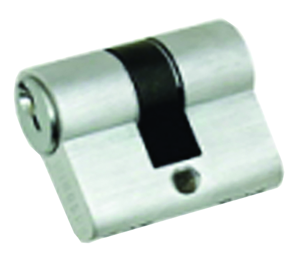 Other view of Zanda - Double Cylinder Key - Euro - Lock Brushed - Nickel - 40mm - ZAN1178BN