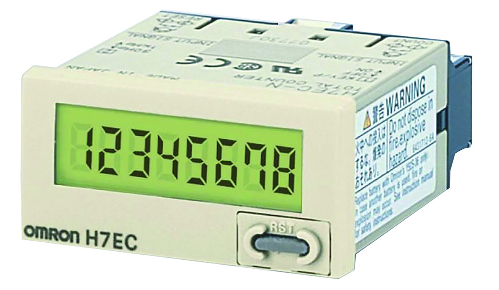 Other view of Omron H7EC-NV Compact Economical Totalizer - 8 Digit - with High Visibility - Backlit LCD Display 8.6mm