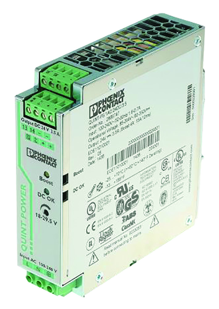 Other view of Phoenix Contact - Primary-Switched Quint Power Supply - for DIN Rail Mounting - Input: 1-Phase - Output: 24 V DC - 3.5 A - 2866747